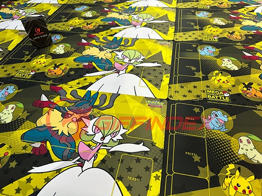 pokemon za mega evolution tcg playmat manufacture by giffindex
